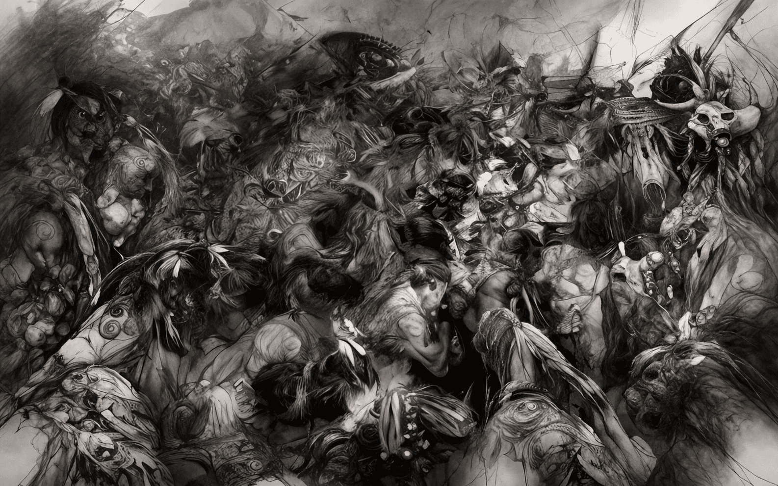 Pow Wow by Mateo Vegas — original piece exploring resilience