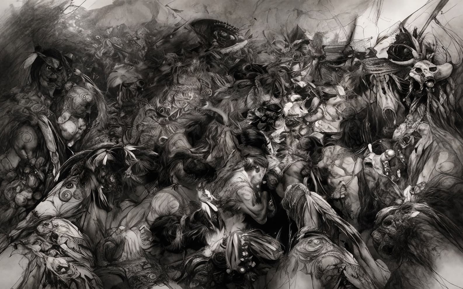 Pow Wow by Mateo Vegas — original piece exploring resilience